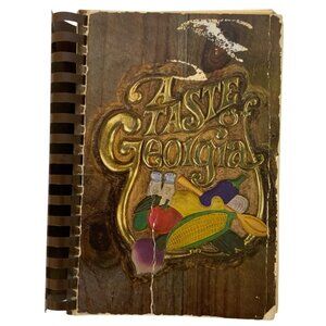 A Taste Of Georgia Cookbook Newnan Junior Service League 1978 Spiral Bound